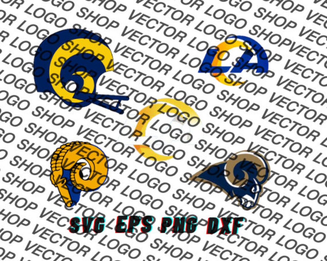 Rams Logos SVG PNG File Easy to Use File Bears DIY - Etsy