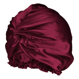 Mulberry Silk Bonnet, 22 Momme, Turban, Hair Care