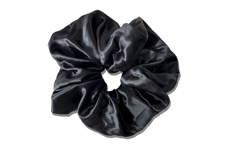 Seiden Scrunchie 100% reine Seide 22 Momme XXL Haarschmuck Bild 2