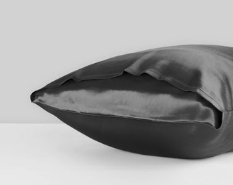 100% Mulberry Silk Pillowcase | Queen Size | 22 Momme | Oeko-Tex Certified  | Gifts