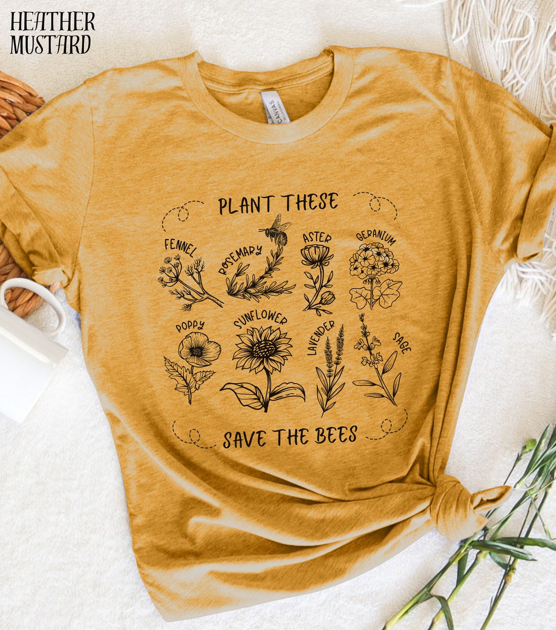 Plant These Save the Bees Tee, Save the Bees Shirt, Bee Kind, Queen Bee ...