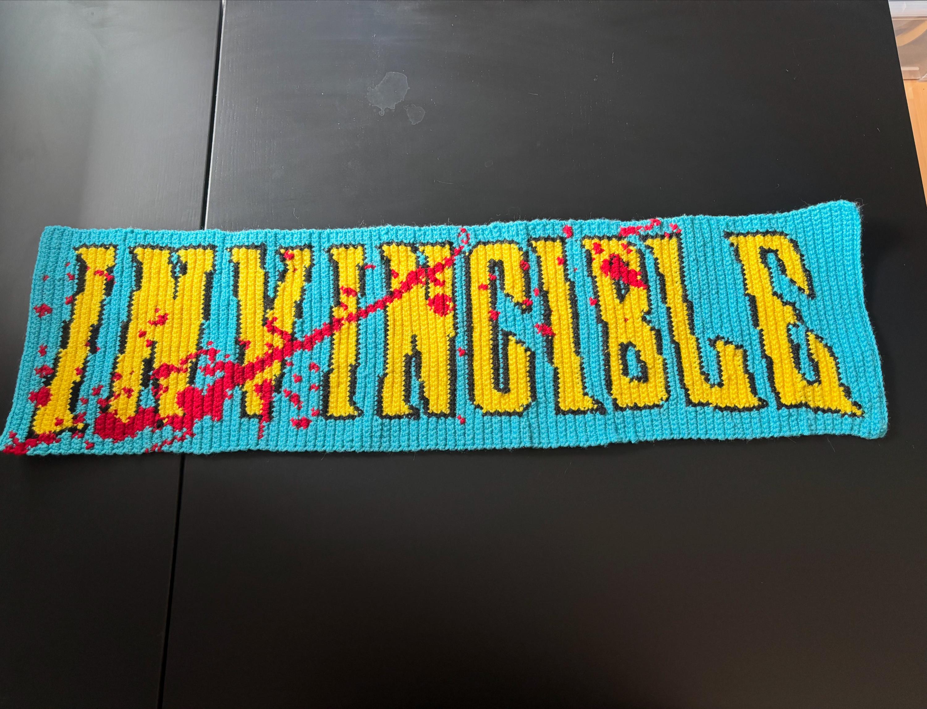 Invincible Title Crochet Banner - Etsy