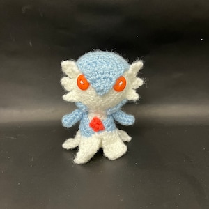Pelúcia de crochê brilhante Gardevoir 3”