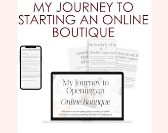How To Start An Online Boutique | Shopify Business eBook | Boutique Owner Starter Kit | Digital Download | Boutique Owner Opening Guide