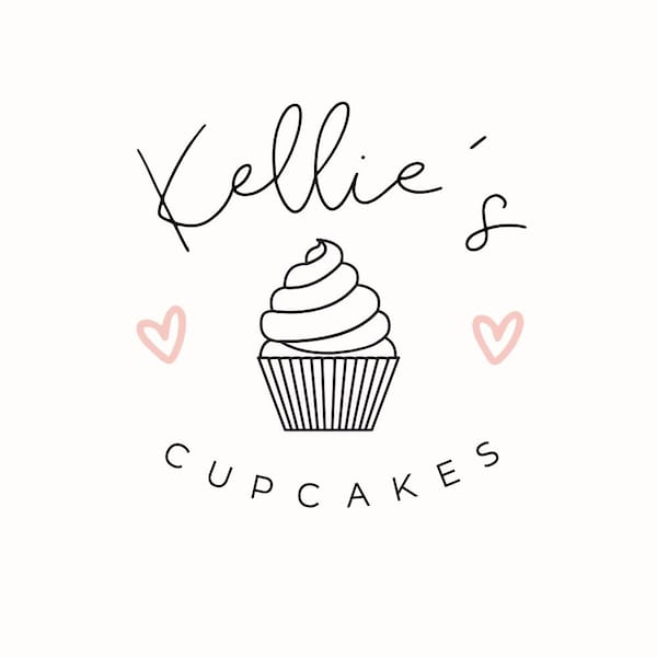 Bakery Logo | Baker Logo | Line Art Logo Design | Premade Logo | Home Baker Logo | Logo Design | Minimal Logo Design | Cupcake Logo