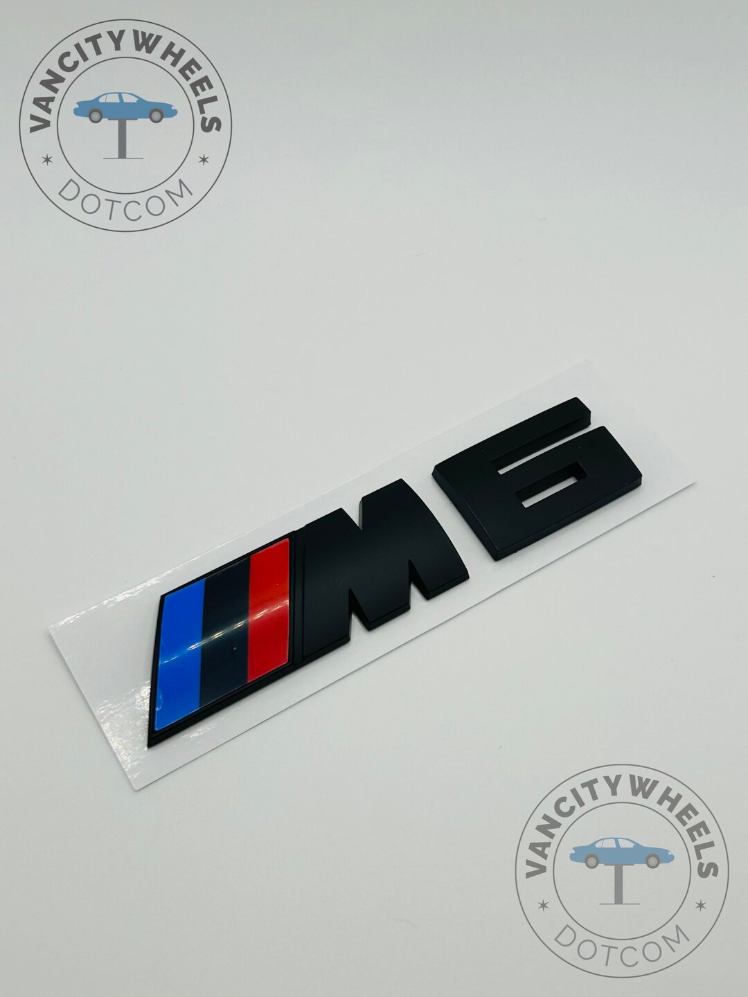 BMW M6 Black Badge Emblem High-quality Glossy/matte Black Finish Easy ...