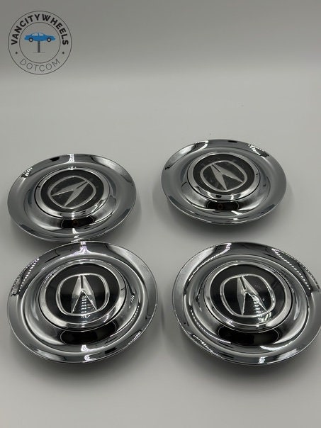 Black acura center sale caps