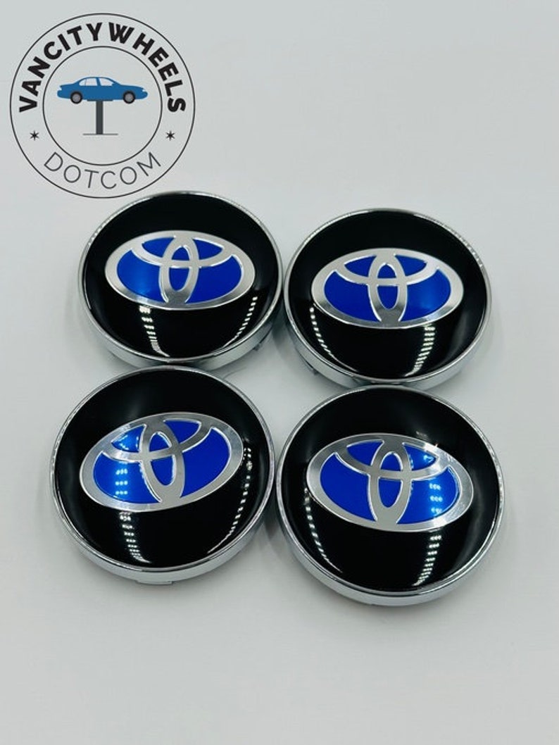 Premium 4pcs Toyota Wheel Center Caps in Varied Sizes & Colors Etsy