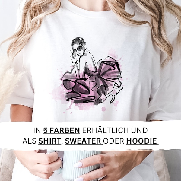 Ballerina Splash Shirt, T-Shirt, Sweatshirt, Hoodie, Smash Pastell, Colorful, Geschenk, Farbenfroh, Sweater, Klecks, Geburtstagsgeschenk