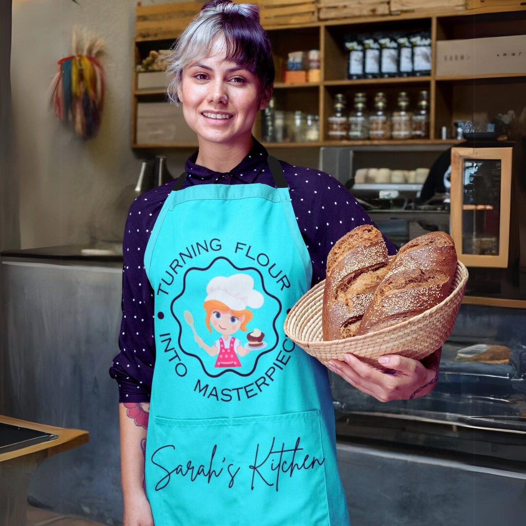 Personalized Apron, Custom Apron, Cute Apron, Cooking Apron, Kitchen