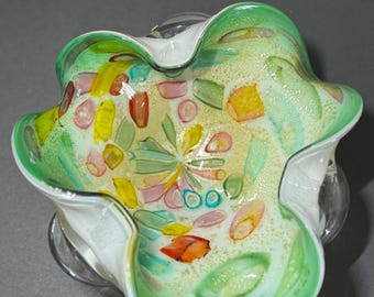 1960年代のムラーノガラスボウル #14399 - Etsy 日本