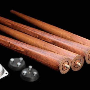 4 PCS Wooden Legs, Wooden Table, Coffee Table, Chair Legs, Furniture Legs with their apparatus
