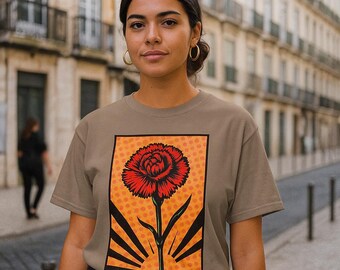 T-Shirt 25 Abril Halftone