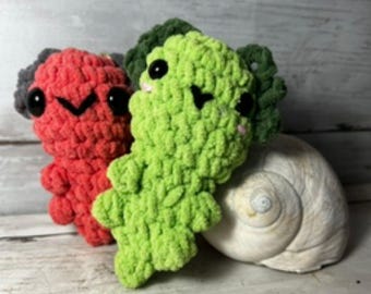 Handmade Crocheted Axolotl Plushie