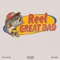 Reel Great Dad PNG Funny Fishing Sublimation,Vintage Bass Fish PNG for Father’s Day Gift,Outdoor Sports Dad PNG for Father’s Day sublimation product logo
