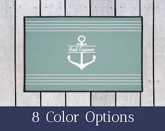 Custom Boarding Mat Personalized Welcome Mat Boat Gifts Ideas Nautical Decor Boat Accessories Boater Gift Personalized Boat Gift Yacht Mat