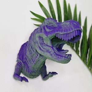 Wall T Rex Head Dinosaur | T-Rex Dinosaur Wall Decor | T Rex Wall Mount - Many Colours