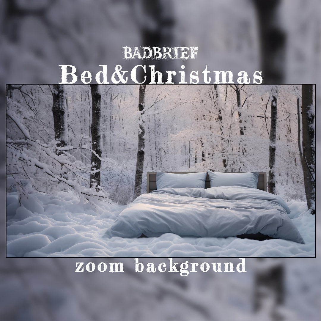 Snow Storm Zoom Background 3 Teams Skype Meet Zoom / Snowy Forest With