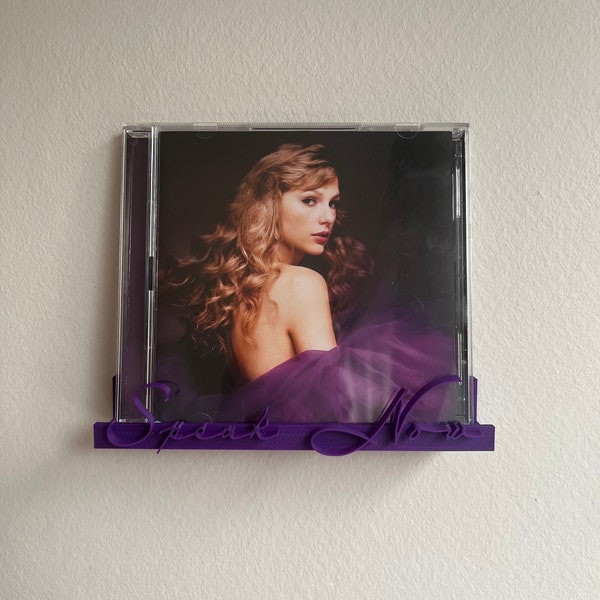 CD Holder - Speak Now / Taylor Swift / Custom CD Holder / 3D print