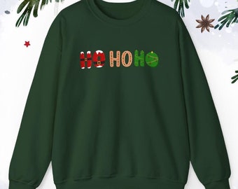 Ho Weihnachten Crewneck Sweatshirt, Familien Urlaub Passendes Outfit