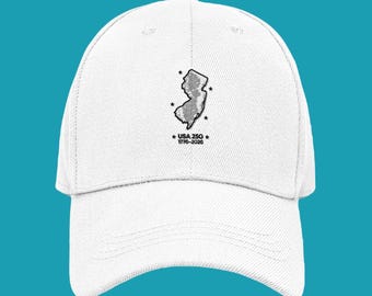 Bestickter New Jersey Dad Hat | Amerika 250-jähriges Jubiläum