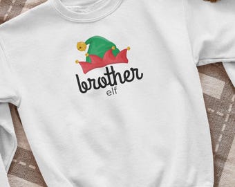 Bruder Elf Jugend Sweatshirt: Familie Weihnachts Outfit