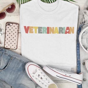 Veterinarian Unisex Tee: Animal Lover Vet Tech Gift