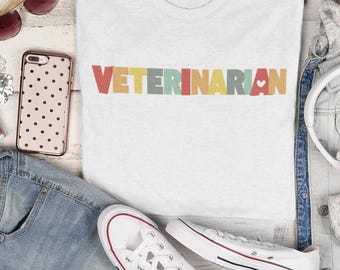 Veterinarian Unisex Tee: Animal Lover Vet Tech Gift