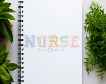 Cuaderno para enfermeras practicantes, regalo para estudiantes de medicina, cuaderno espiral para enfermeras, regalo para enfermeras, regalo de graduación, regalo de agradecimiento para enfermeras, tamaño 6" x 8" con bolsillo