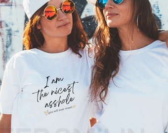 Schönstes Asshole Cotton Tee, Snarky Sarkasmus, Erwachsenen Humor