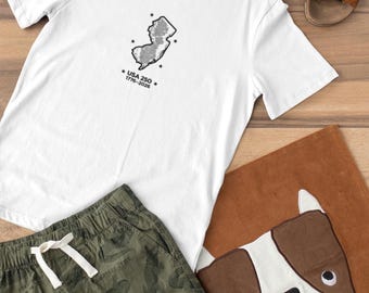 Neues Jersey Glieder-Säuglings-T-Shirt | USA 250 1776-2026, Amerika Hemd, Semiquincennial,4.Juli