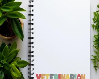 Veterinarian Journal: Spiral Notebook for Vet Students