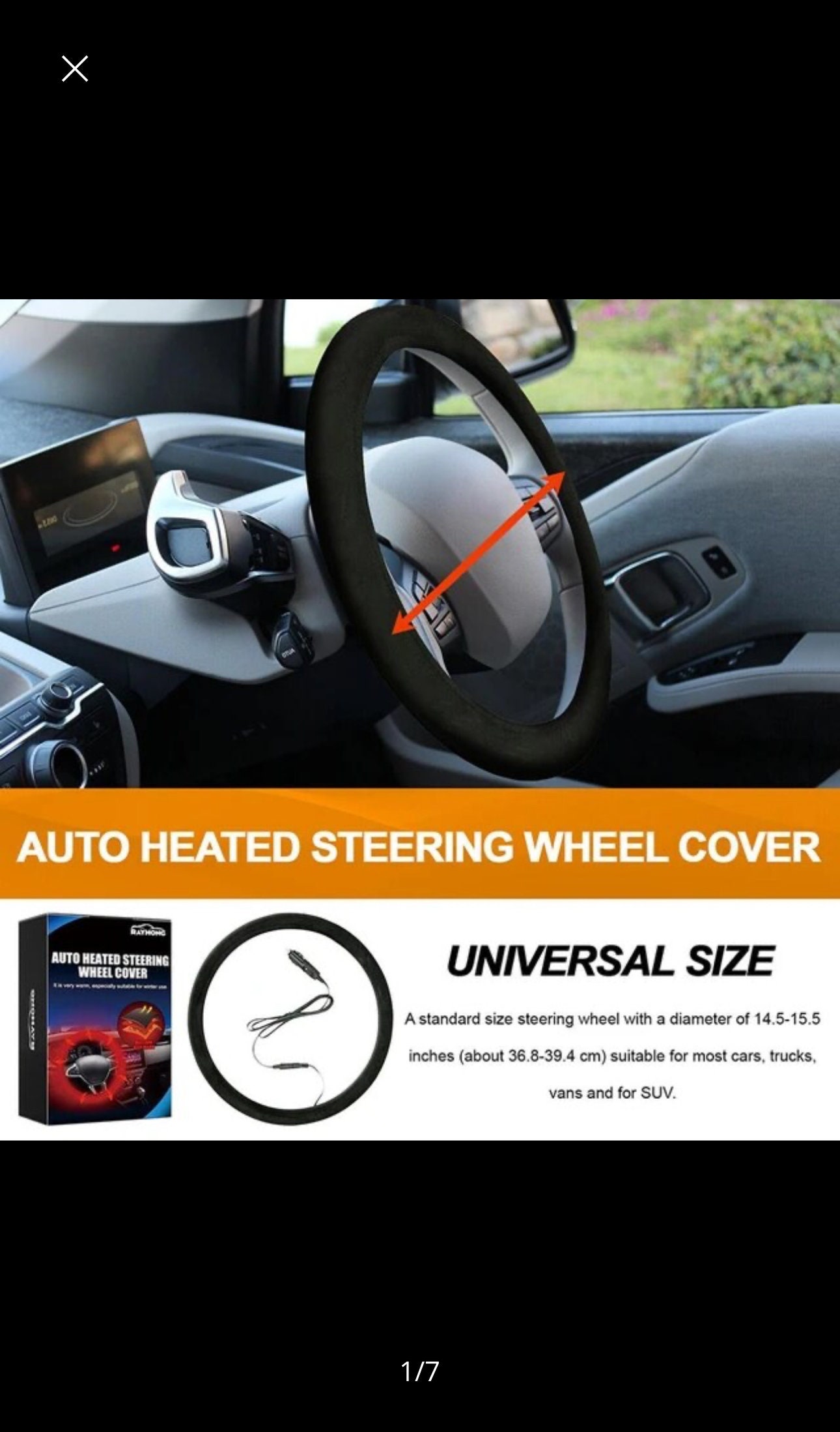 Leather Steering Wheel Cover For Women Cute Car - Temu