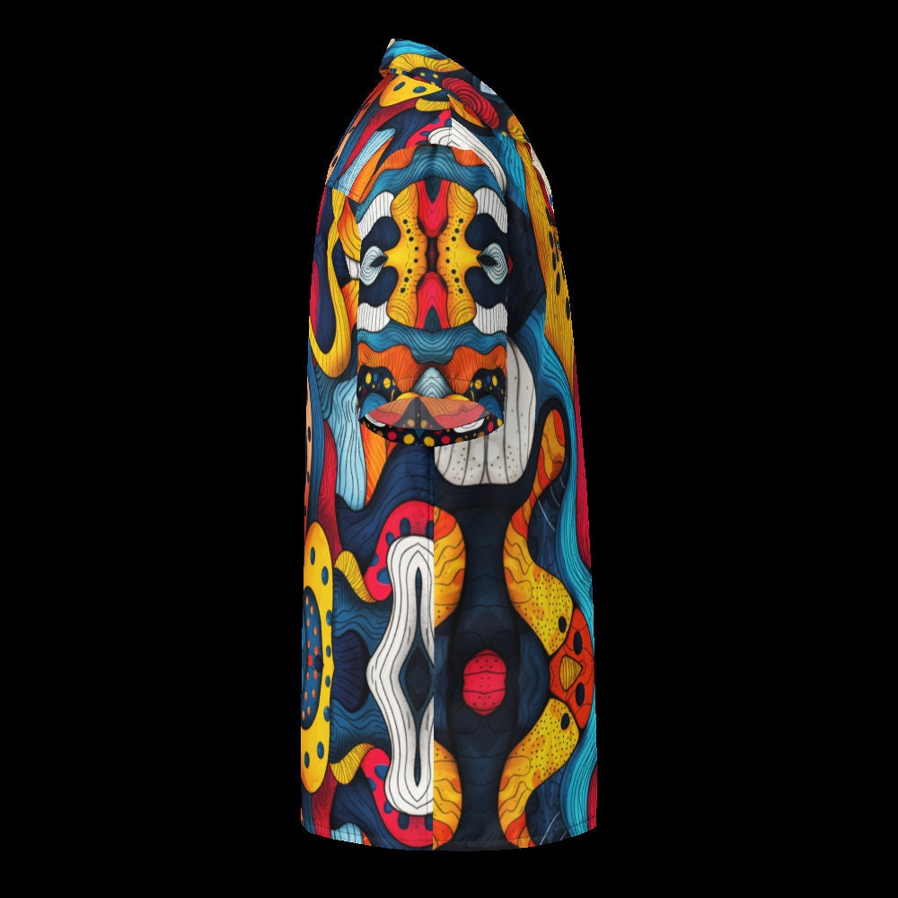 Psychedelic Shirt Hippie Trippy, Festival Shirt, Psytrance Clothing ...