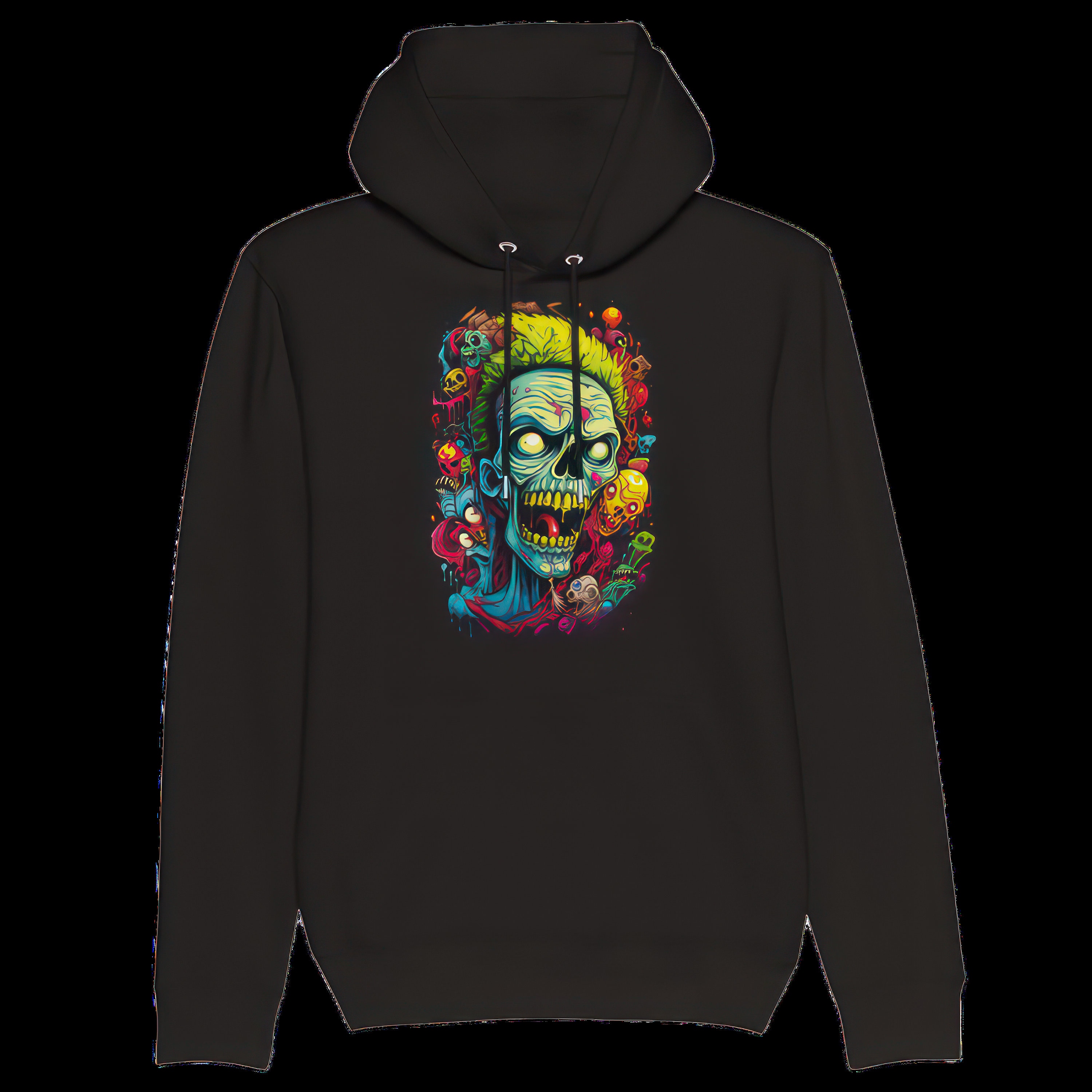 Psychedelic Hoodie, Psytrance, Zombie, Acid Techno, Dark Art, Psy ...