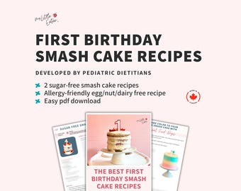 Baby's First Birthday Smash Cake Recipe: Allergy-Friendly, Sugar-Free