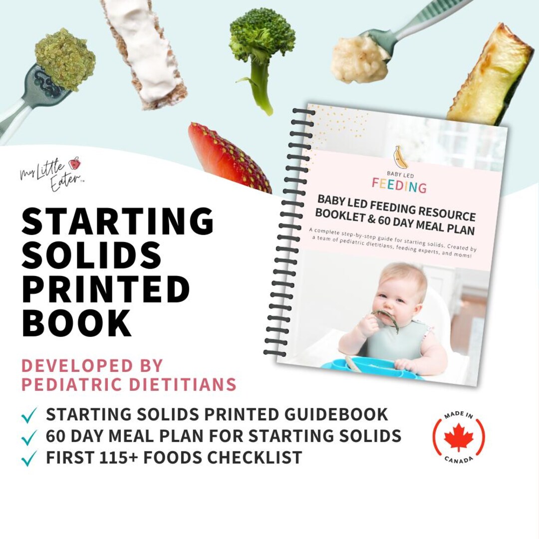 Baby Food Guidebook Introducing Solids Baby-led Weaning Guide Meal Plan ...