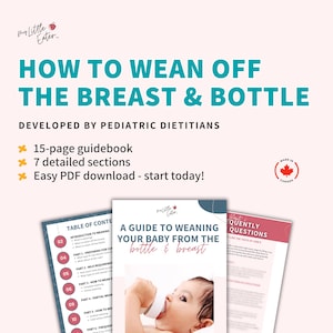 Guía de destete para niños pequeños (PDF): Consejos y recomendaciones de dietistas pediátricos