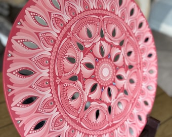 Pretty in Pink Mandala (18")