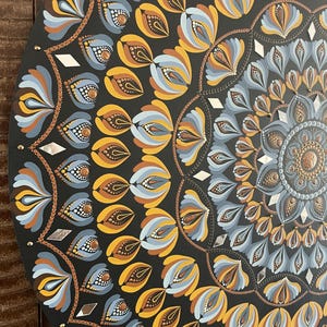 Blue Skies Mandala 30&quot;