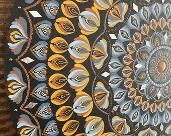 Blue Skies Mandala 30"