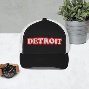 Detroit Embroidered Trucker Hat – Classic, Bold & Timeless