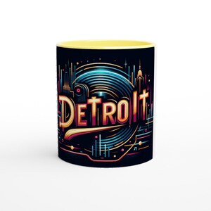 Detroit Vibrance - Colorful Detroit-Themed Coffee Mug