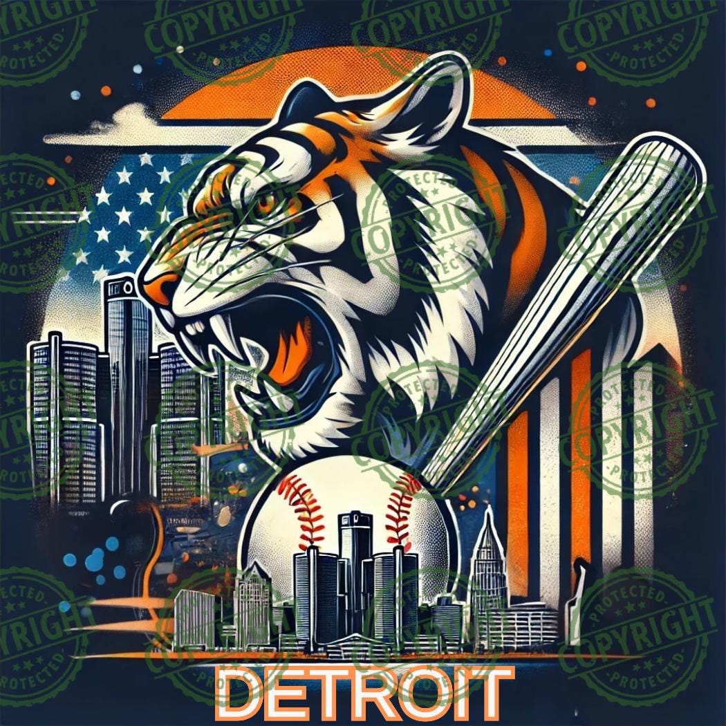 Detroit Tigers Signs - Etsy