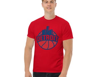 Detroit Pistons Inspired Graphic T-Shirt