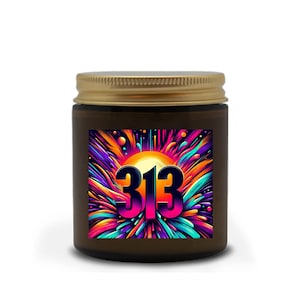 Vibrant 313 Scented Candle - Detroit Spirit Collection