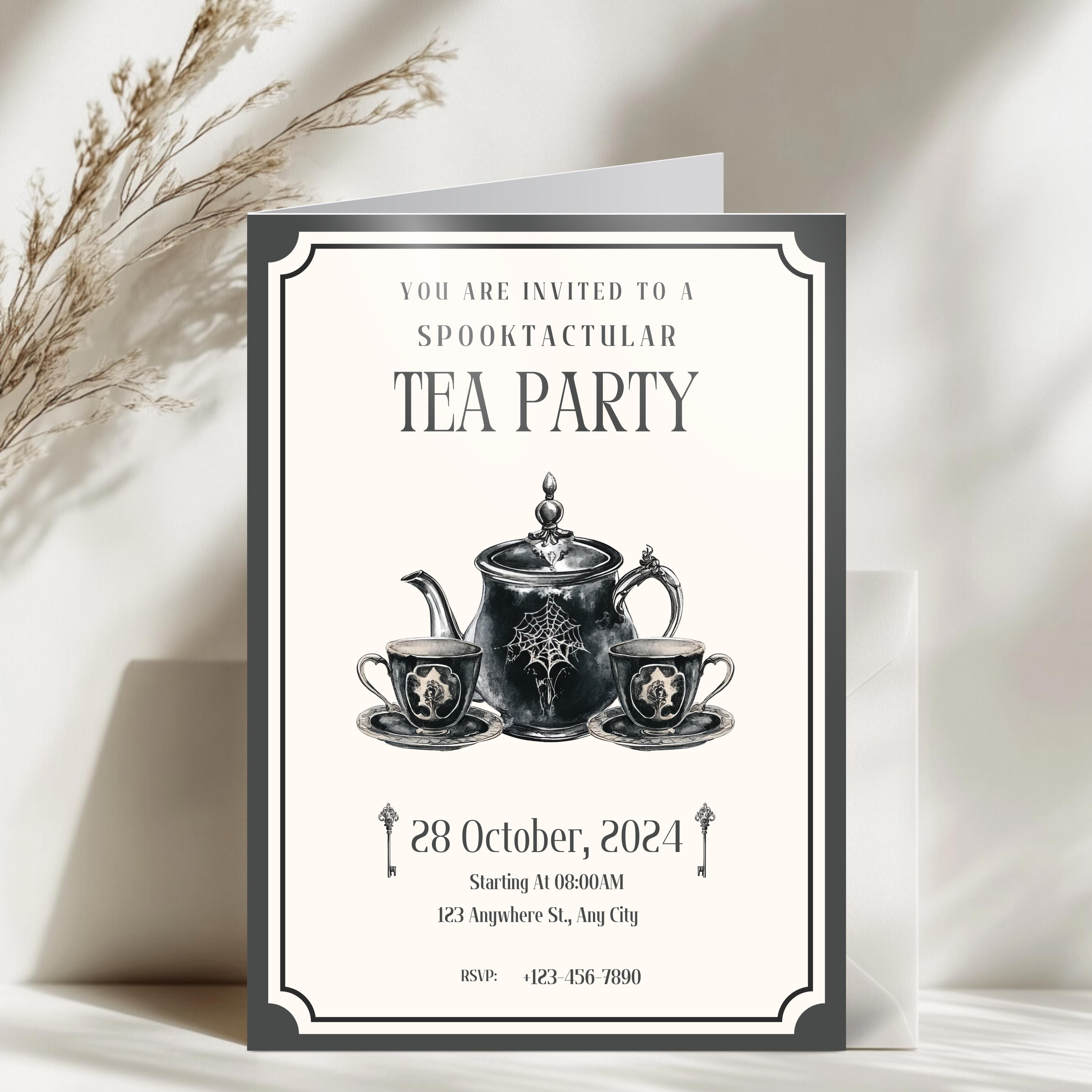 Victorian Tea Party Invitation - Etsy