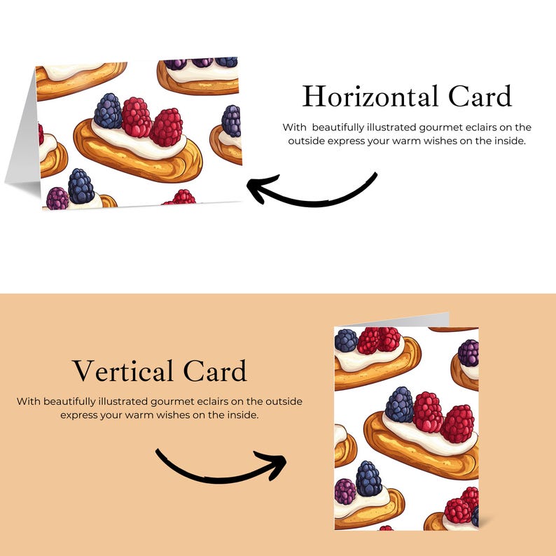 Delicious Éclair-themed INSTANT DOWNLOAD Digital Art Print for ...