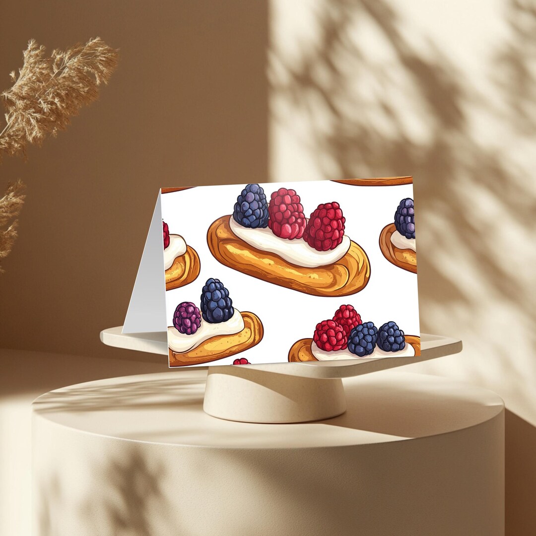 Delicious Éclair-themed INSTANT DOWNLOAD Digital Art Print for ...