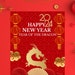 Lunar New Year Card 2024 DIGITAL DOWNLOAD Printable Design Chinese New ...